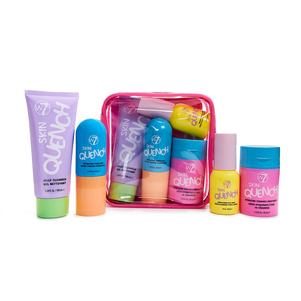 W7 Skin Quench moisturizer jar delivering lasting softness and comfort.