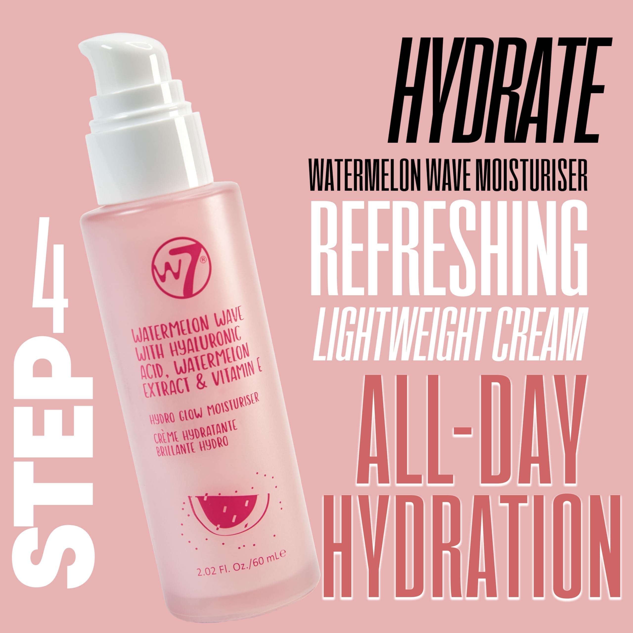 W7 Strawberry Sweet Dreams Lip Mask pot for overnight soft, conditioned lips.