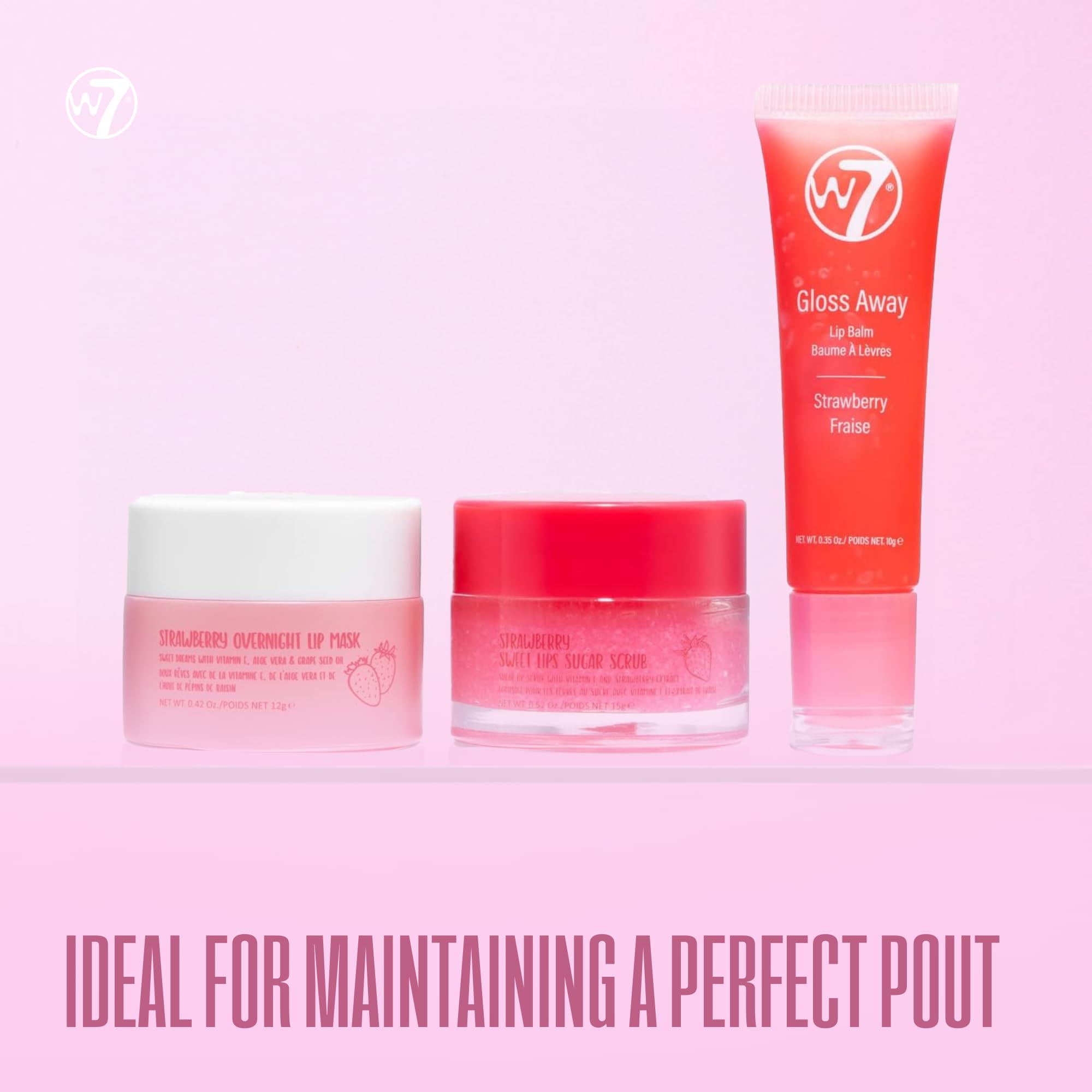 W7 Sweet Dreams balm provides a subtle glossy lip finish