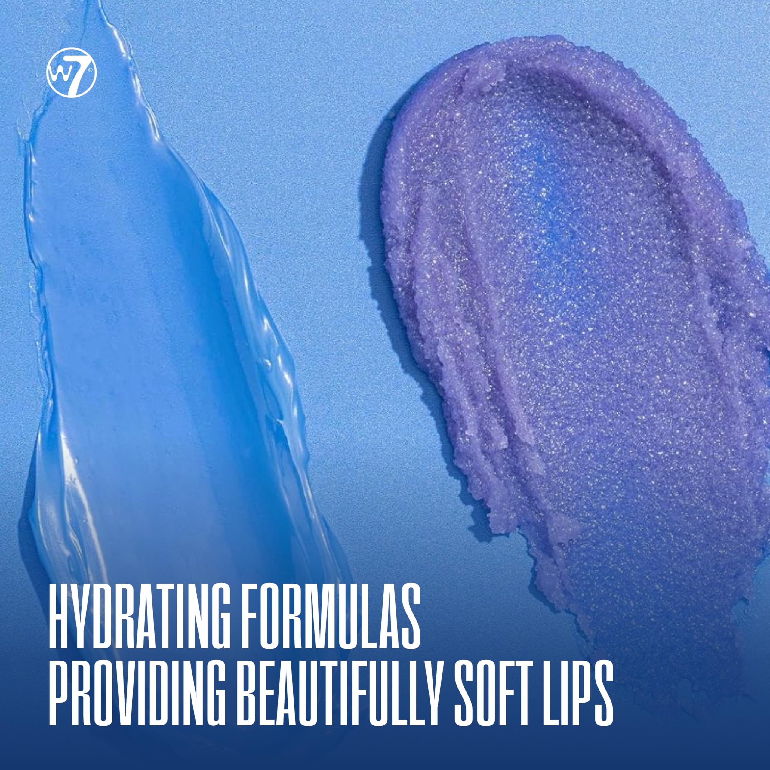 This W7 Sweet Dreams lip mask jar closeup highlights aloe vera for soothing moisture.