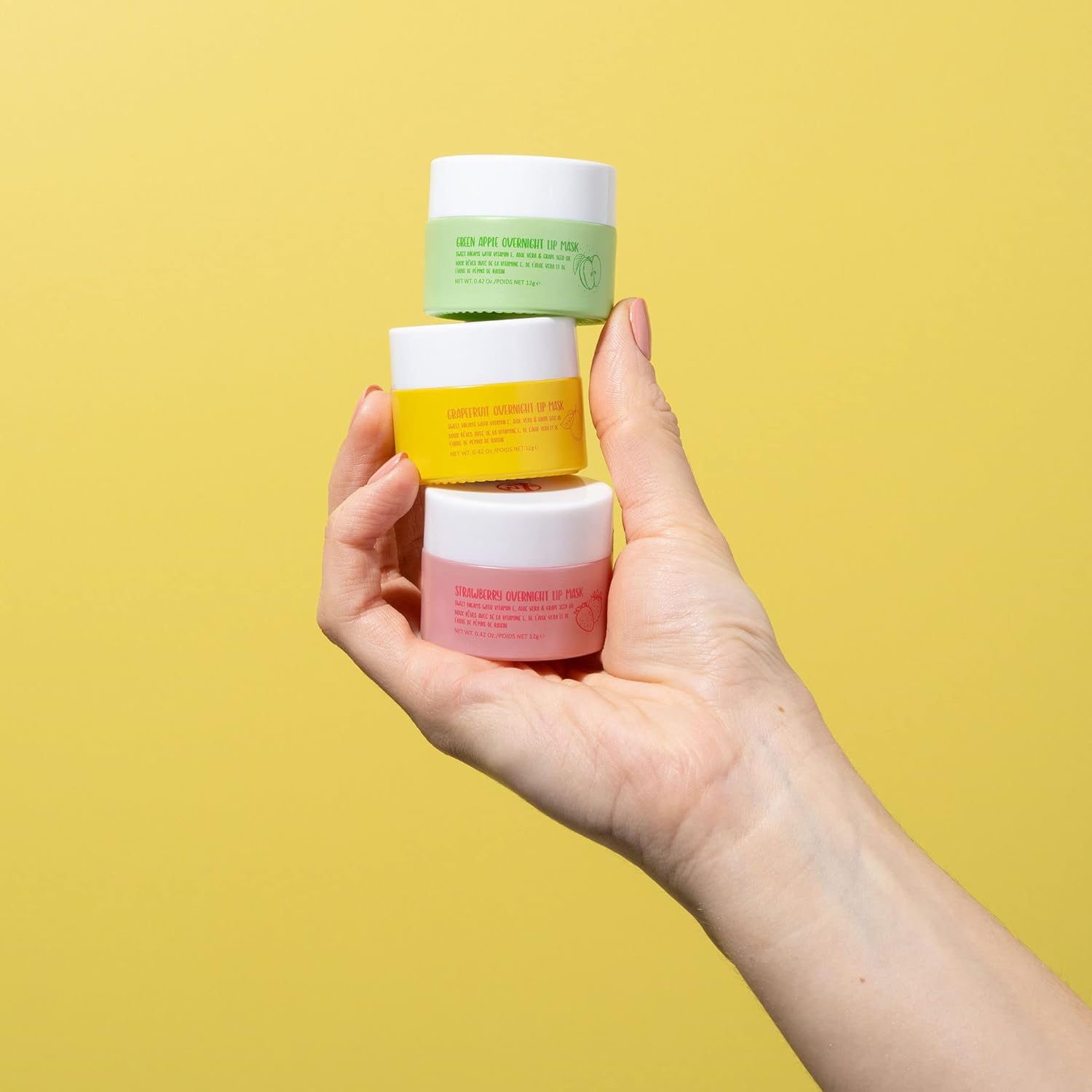 W7 Sweet Dreams trio packaging highlights the three flavors and vegan formulation.