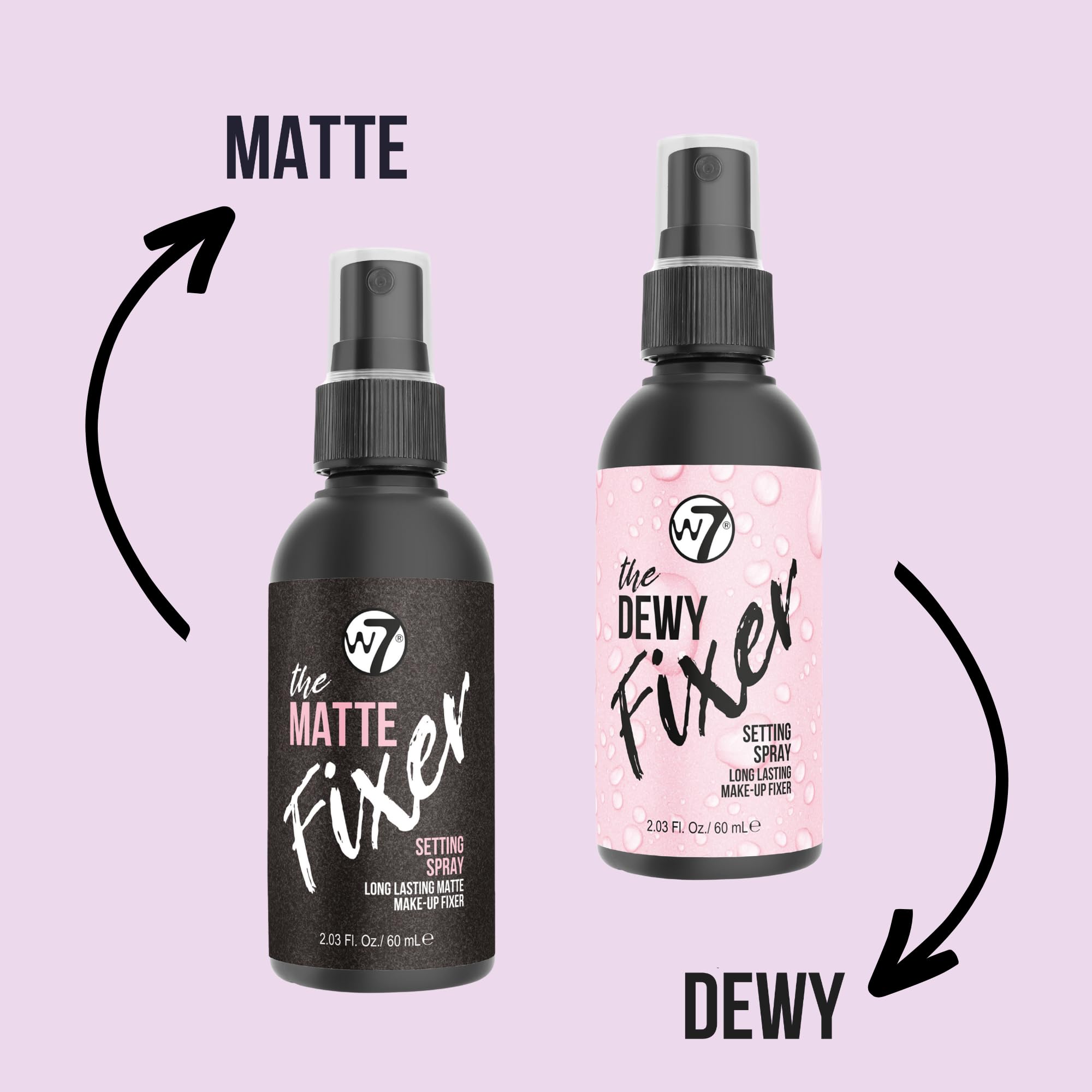 W7 The Fixer 2-pack packaging keeps you stocked for travel.