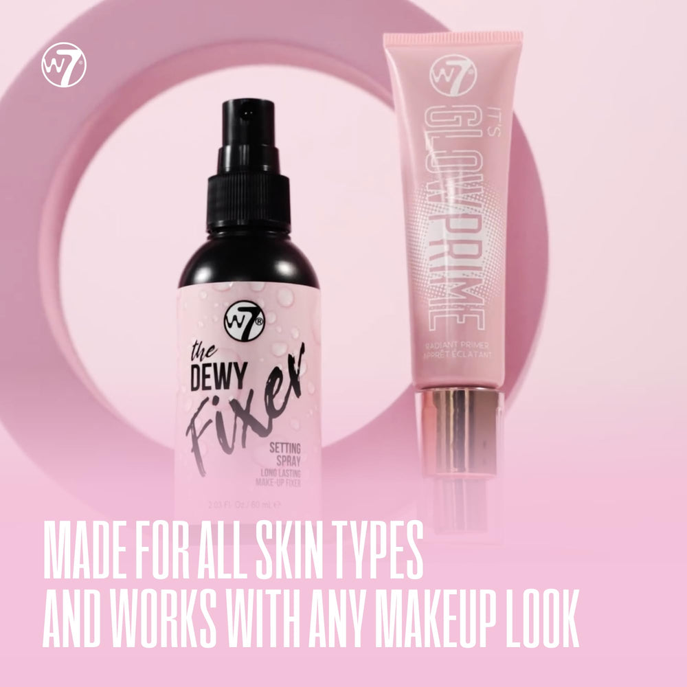 W7 The Fixer Glow packaging highlights vegan and cruelty-free ethos