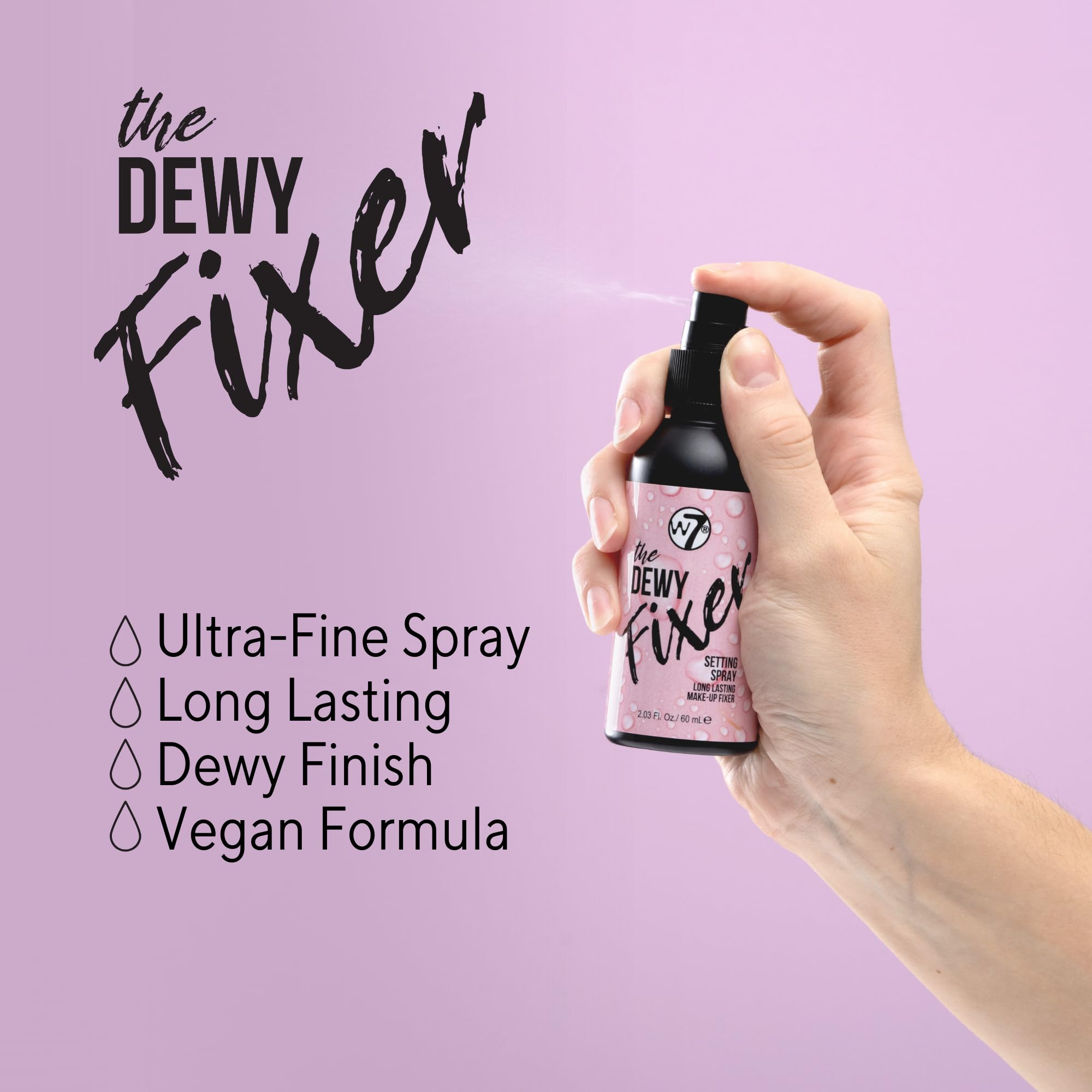 W7 The Fixer cruelty-free vegan formula suits sensitive skin.