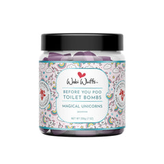 Wabi Whiffs magical unicorns packaging shows kid-friendly aromas for shared bathrooms