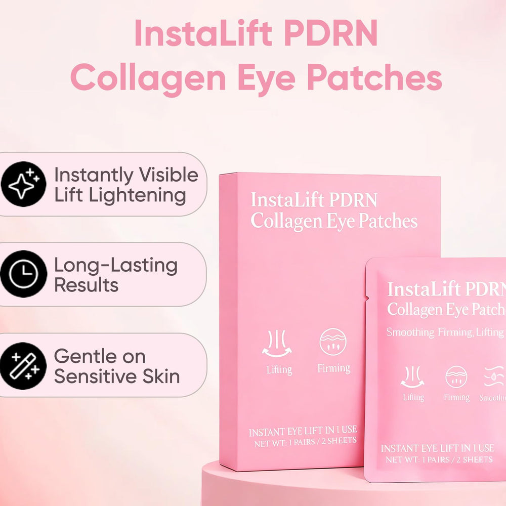 WAESKI Instalift travel-friendly eye patches ideal for on-the-go care.