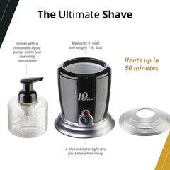 Wahl Professional hot lather machine removable pump for easy cleaning.