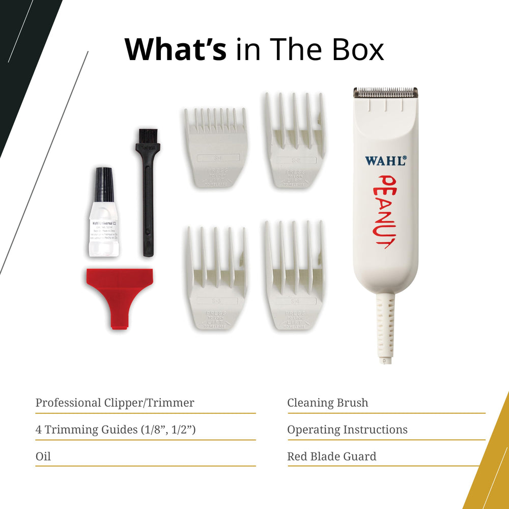 Wahl Professional Classic Peanut Trimmer lightweight design fits the palm.