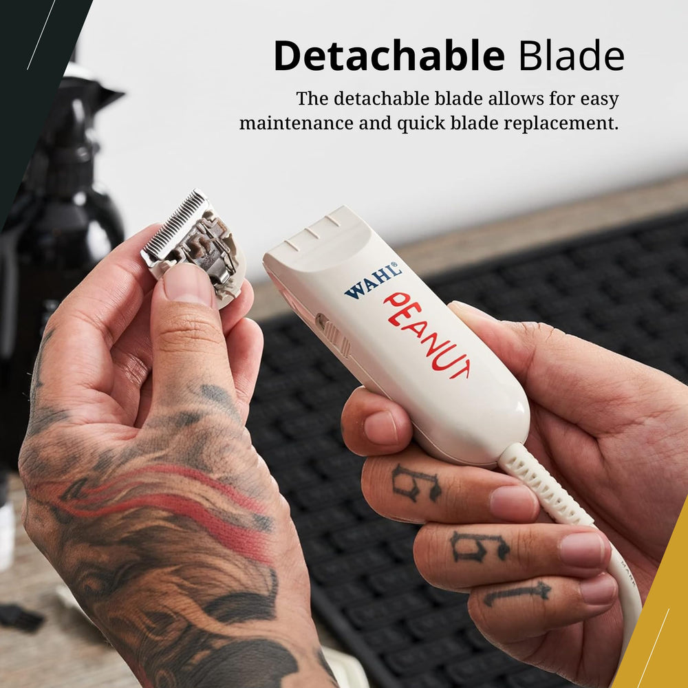 Wahl Professional Classic Peanut Trimmer complete kit with guides and guard.