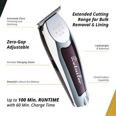 Wahl Professional detailer LED indicator shows charge status during use.