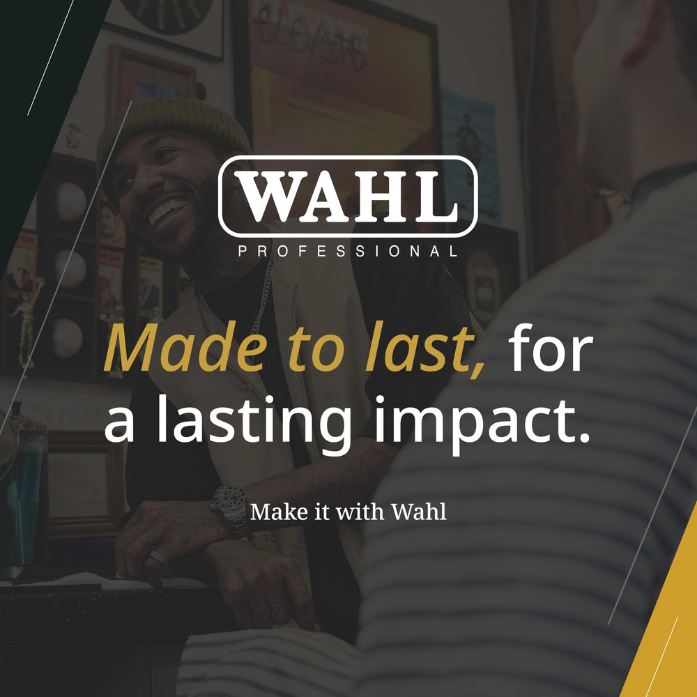 Wahl Professional Detailer Trimmer oil and brush help blade care.
