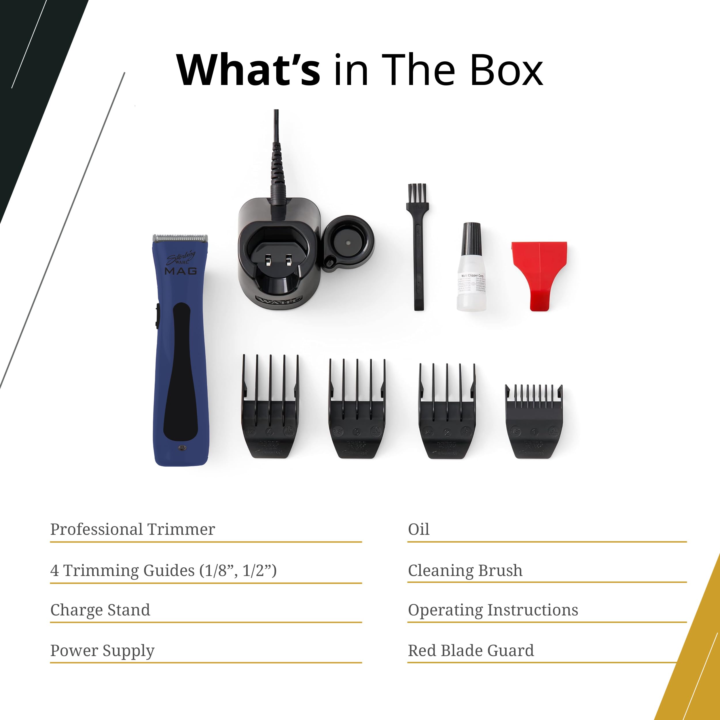 Wahl Professional Sterling Mag Trimmer docking stand keeps your station tidy