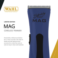 Wahl Sterling Mag Trimmer features a lightweight body for comfortable, extended use