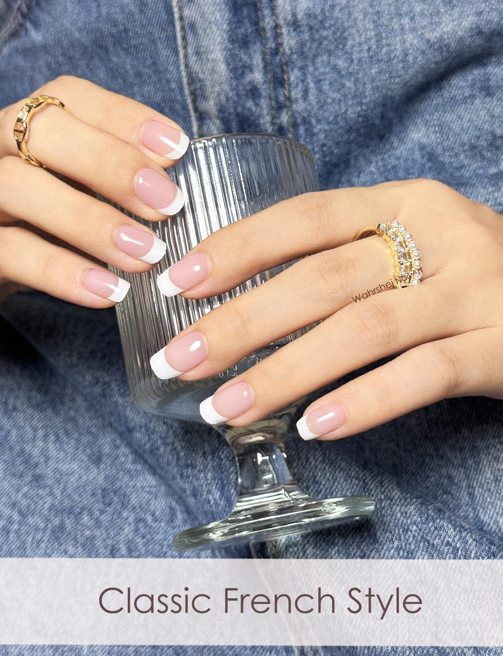 Wahrshei easy-application stickers save time on nail art.