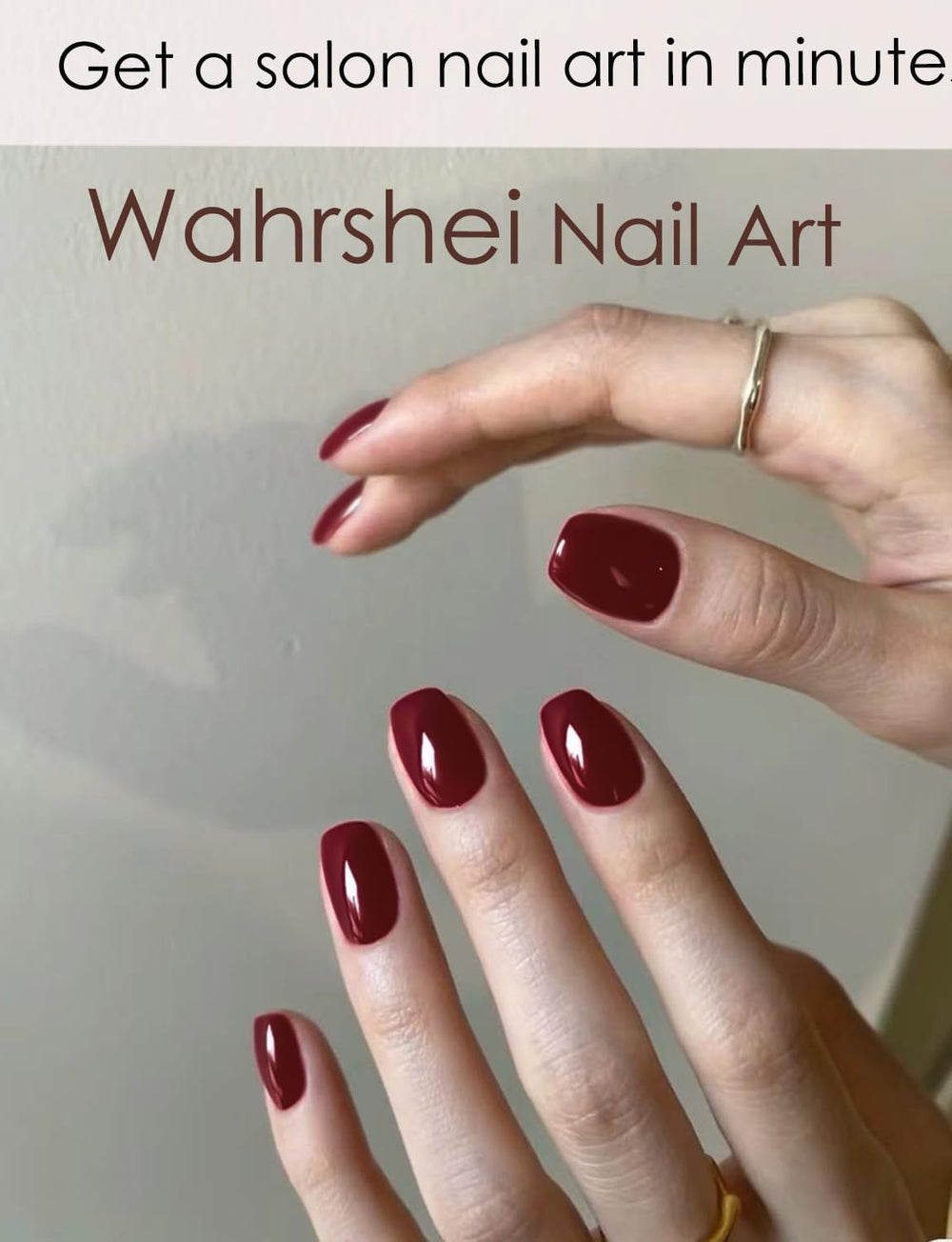 Wahrshei semi-cured wraps fit all nail shapes for a fast stylish upgrade