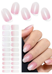 Wahrshei Glazed Pink Gradient 20pc pack—sleek packaging and tools ready for a quick DIY manicure.