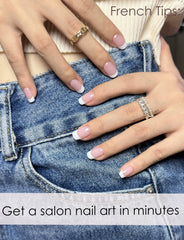 Wahrshei nail wraps provide durable gloss and waterproof protection.