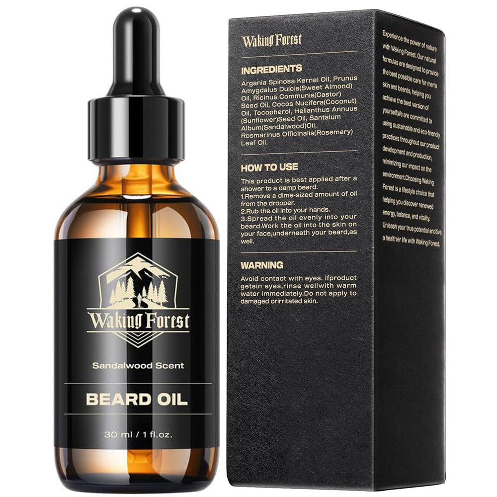 Waking Forest daily grooming routine for healthier, hydrated beards.