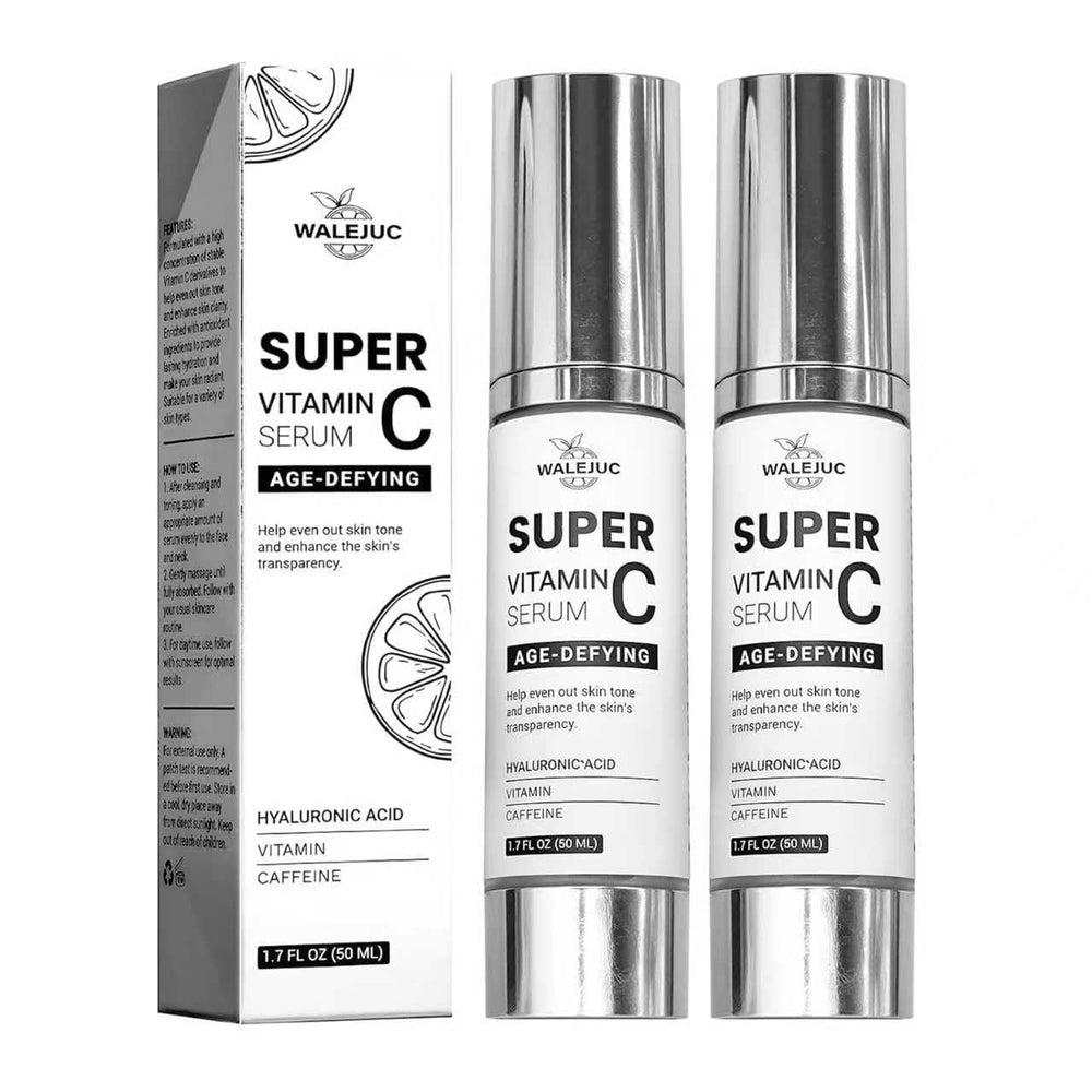 WALEJUC serum bottle with pump designed for women over 70, simple daily application.