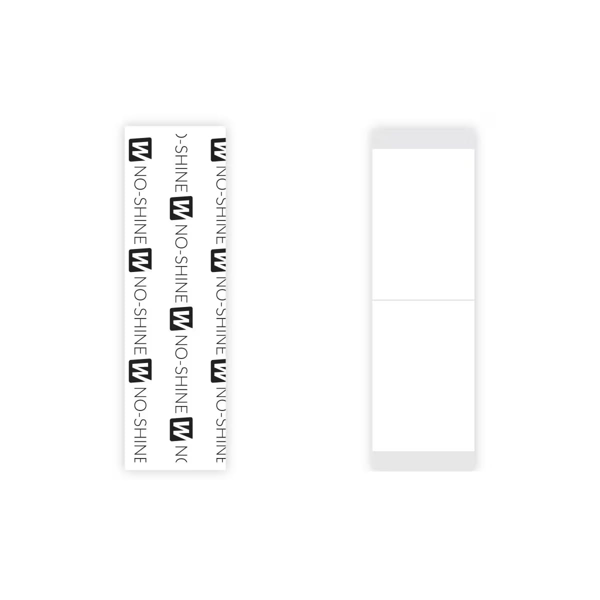 Walker No Shine bonding tape 1x3 straight strip in use for secure, hypoallergenic adhesion.