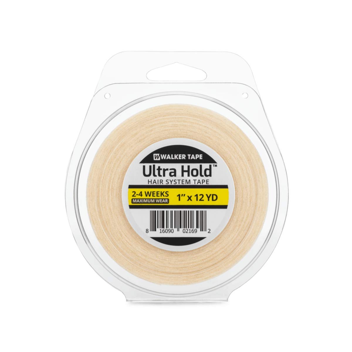 Walker Tape Hold Hair Extension Tape Roll 1in x 12yd for strong, flexible hold on front hairline