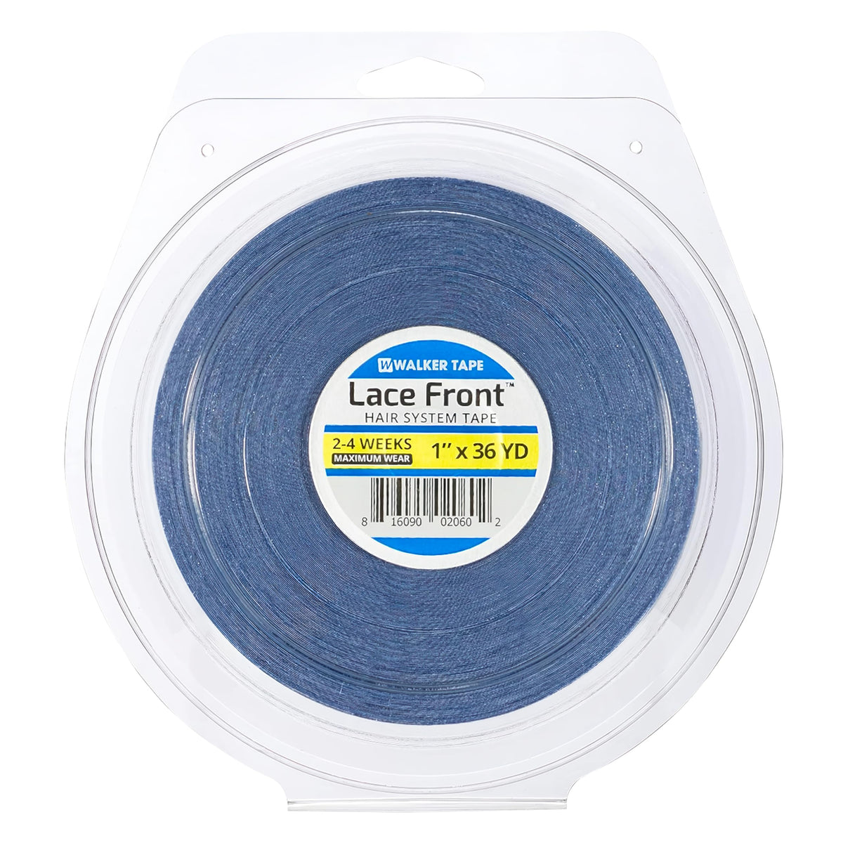Walker Tape lace front roll packaging for discreet, natural-looking bonds.