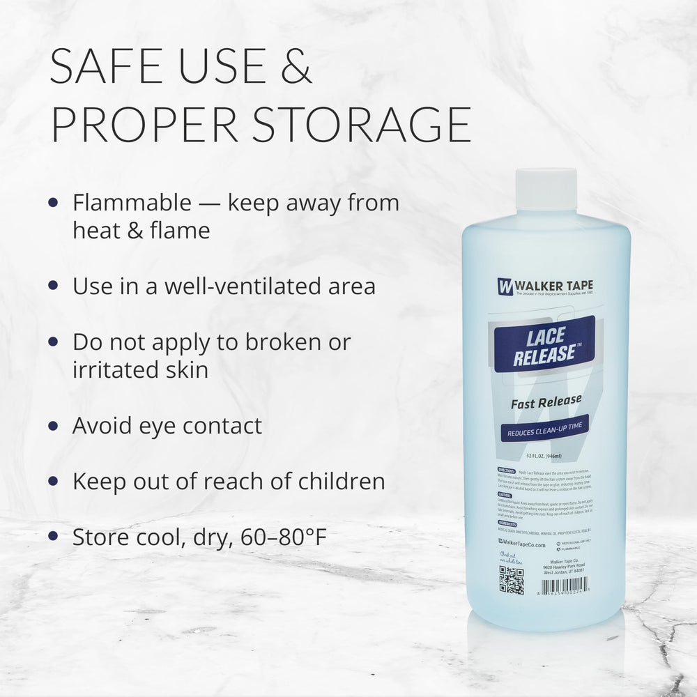 32 oz bottle enables quick transitions between clients