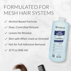 Lace Front installations benefit from residue-free cleanup and precise adhesive breakdown
