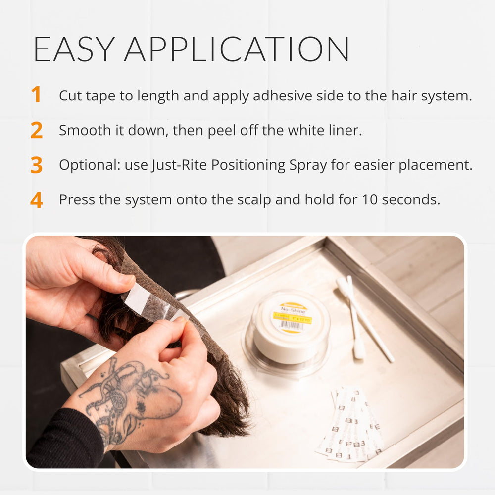 Walker Tape No-Shine Roll hypoallergenic comfort for sensitive users.