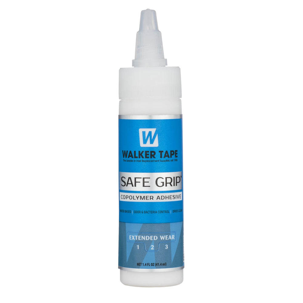 Walker Tape Safe Grip adhesive twist-top bottle for secure lace wig installations.