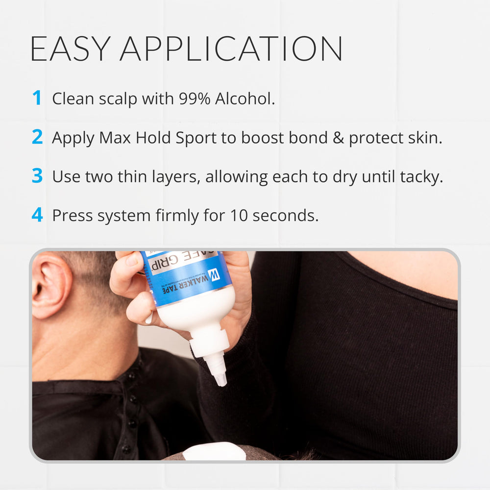 Walker Tape Safe Grip easy-application design enabling smooth, mess-free bonding.