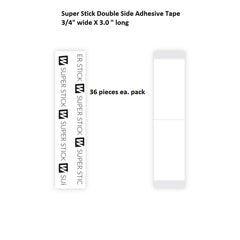 Walker Tape Straight Strip Clear adhesive close-up for everyday to extended wear applications