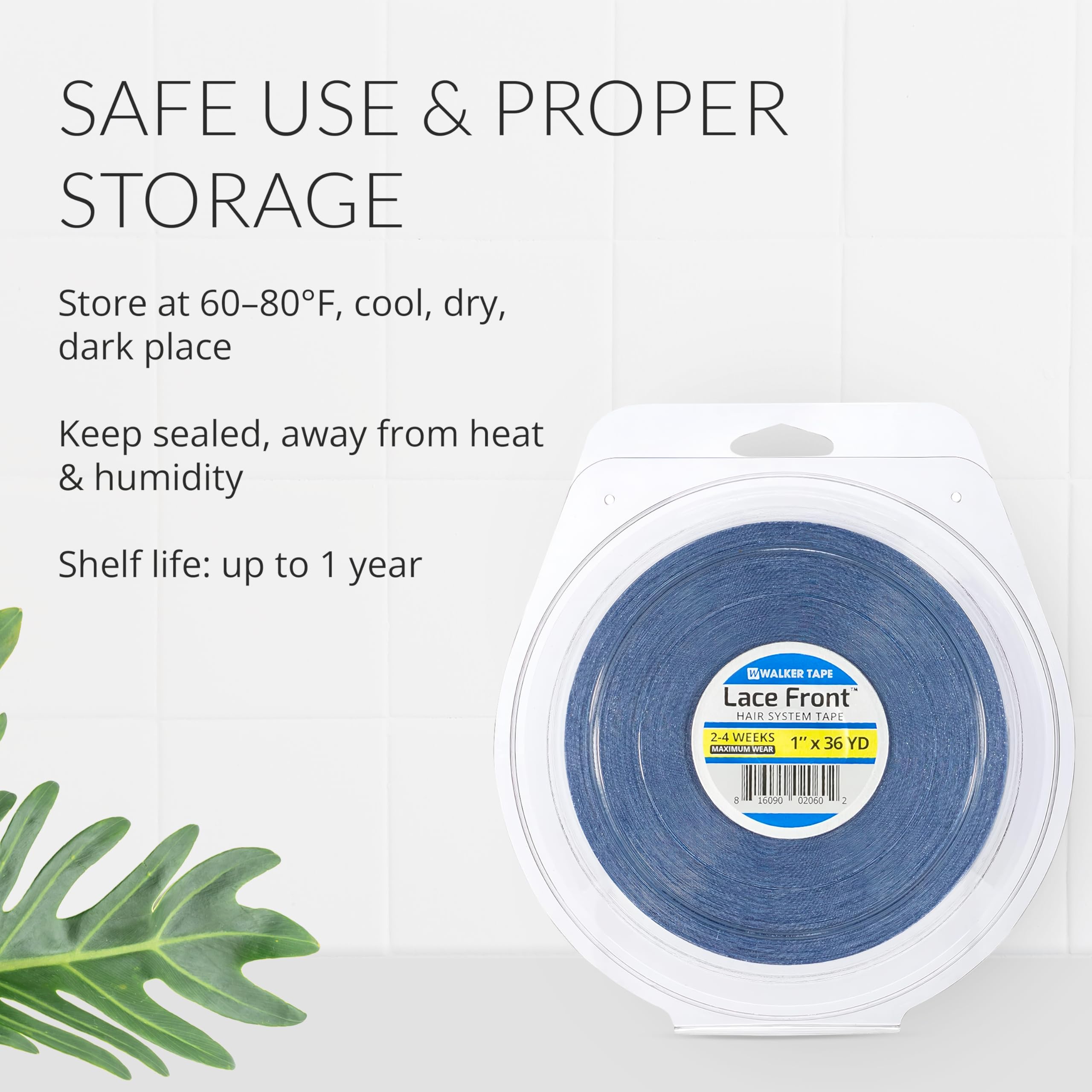 Walker Tape use case lace toupee extension enables secure attachment.