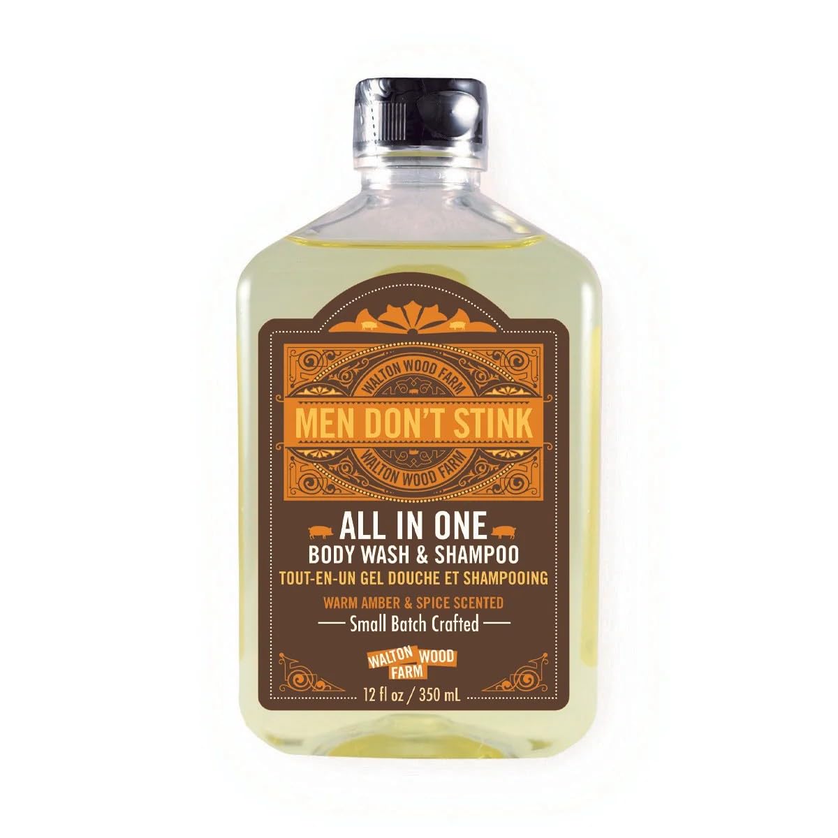 Walton Wood Farm All in One bottle pour for easy head-to-toe cleansing