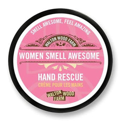 Walton Wood Farm Hand Rescue 4oz bottle provides deep hydration and fast absorption for dry hands.