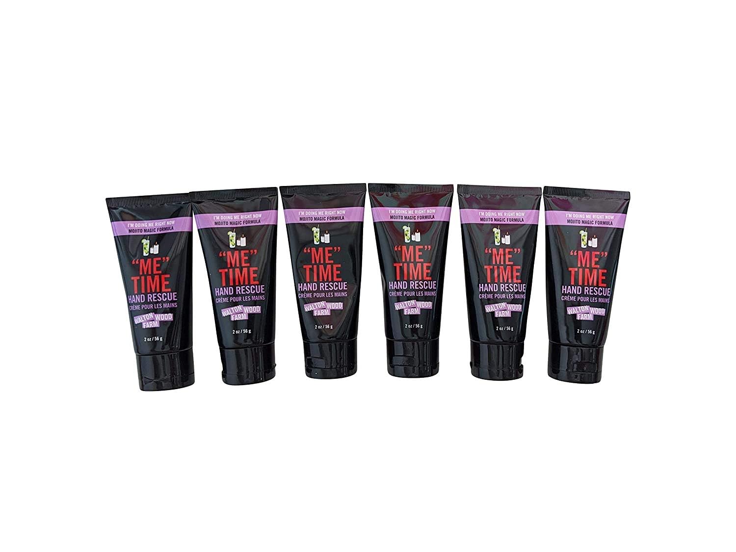 Walton Wood Farm Me Time hand cream in a 2oz tube softens dry hands for daily use.