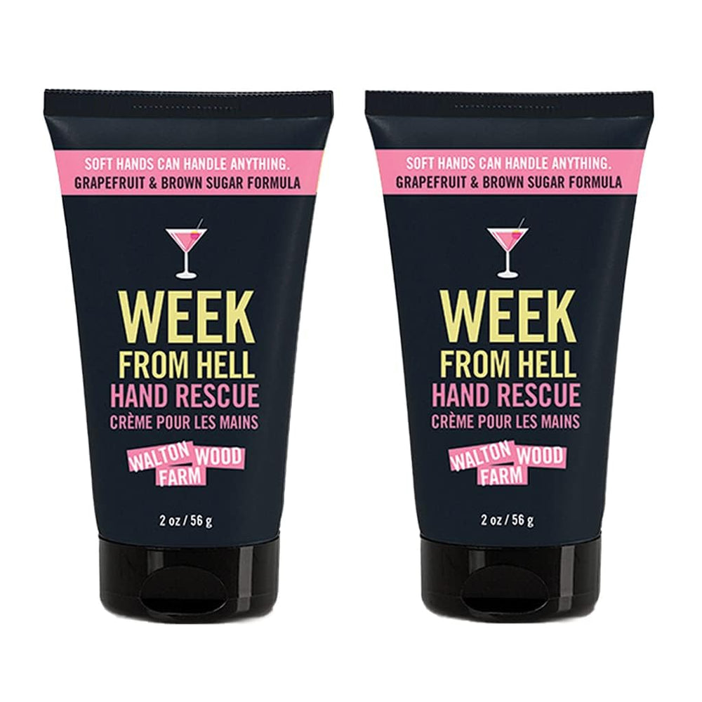Walton Wood Farm Week from Hell hand cream in a 2oz tube for on-the-go hydration.