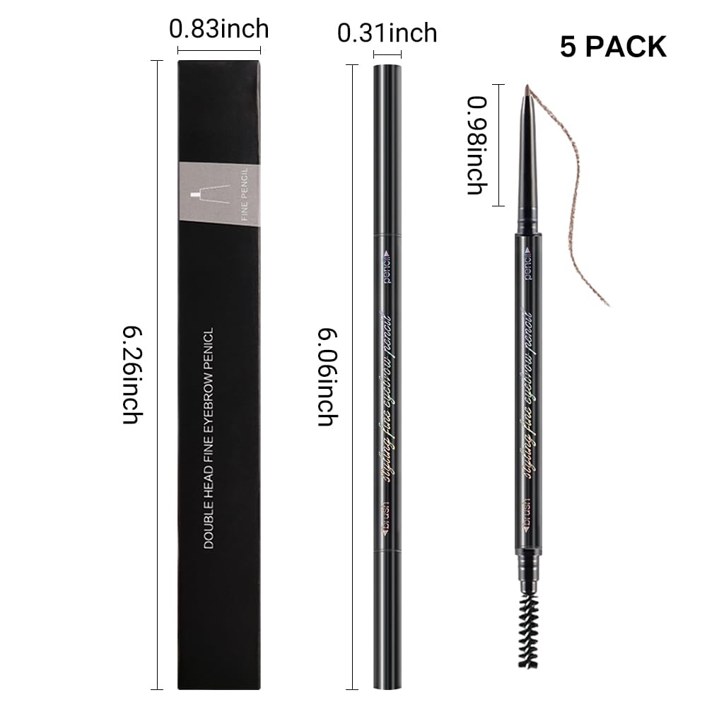 WanTuoluo retractable pencils require no sharpening for on-the-go touch-ups.