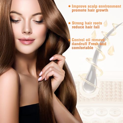 Wanban hair growth shampoo close-up showing rich lather