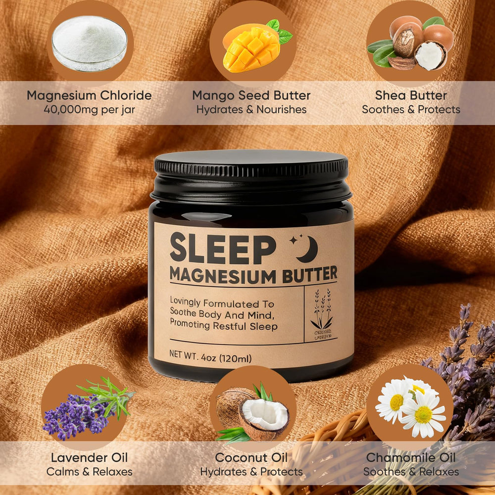 Wanciment Magnesium Butter Hydration with Shea and Mango nourishes skin while soothing dryness.