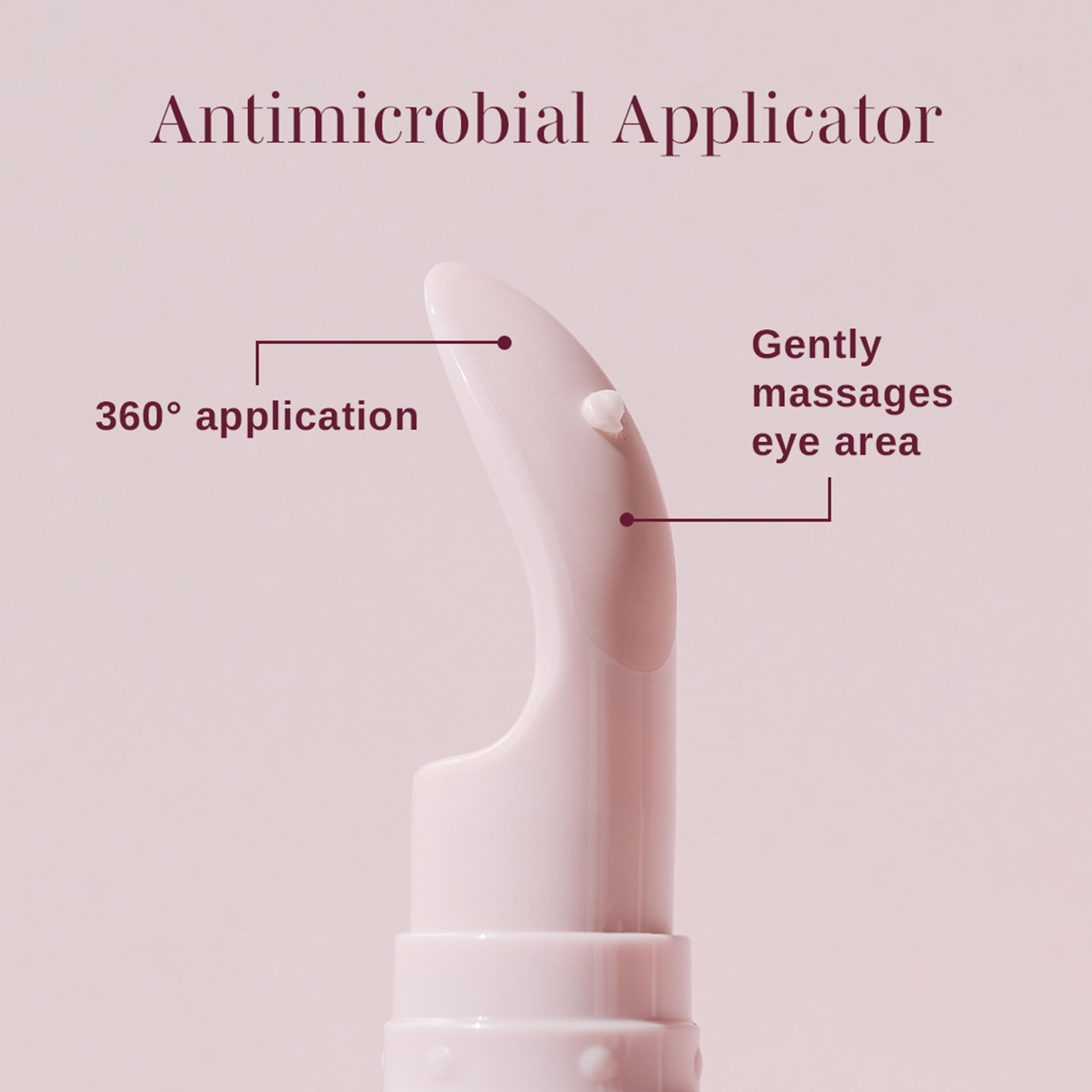 Wander Beauty Baggage Claim Eye Cream under-eye area being gently massaged