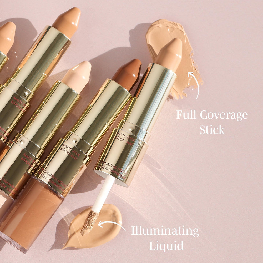 Wander Beauty Golden Medium swatches show shade range for warm tones.