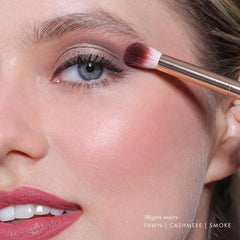 Wander Beauty In Neutral Suede warm caramel for warm crease definition.