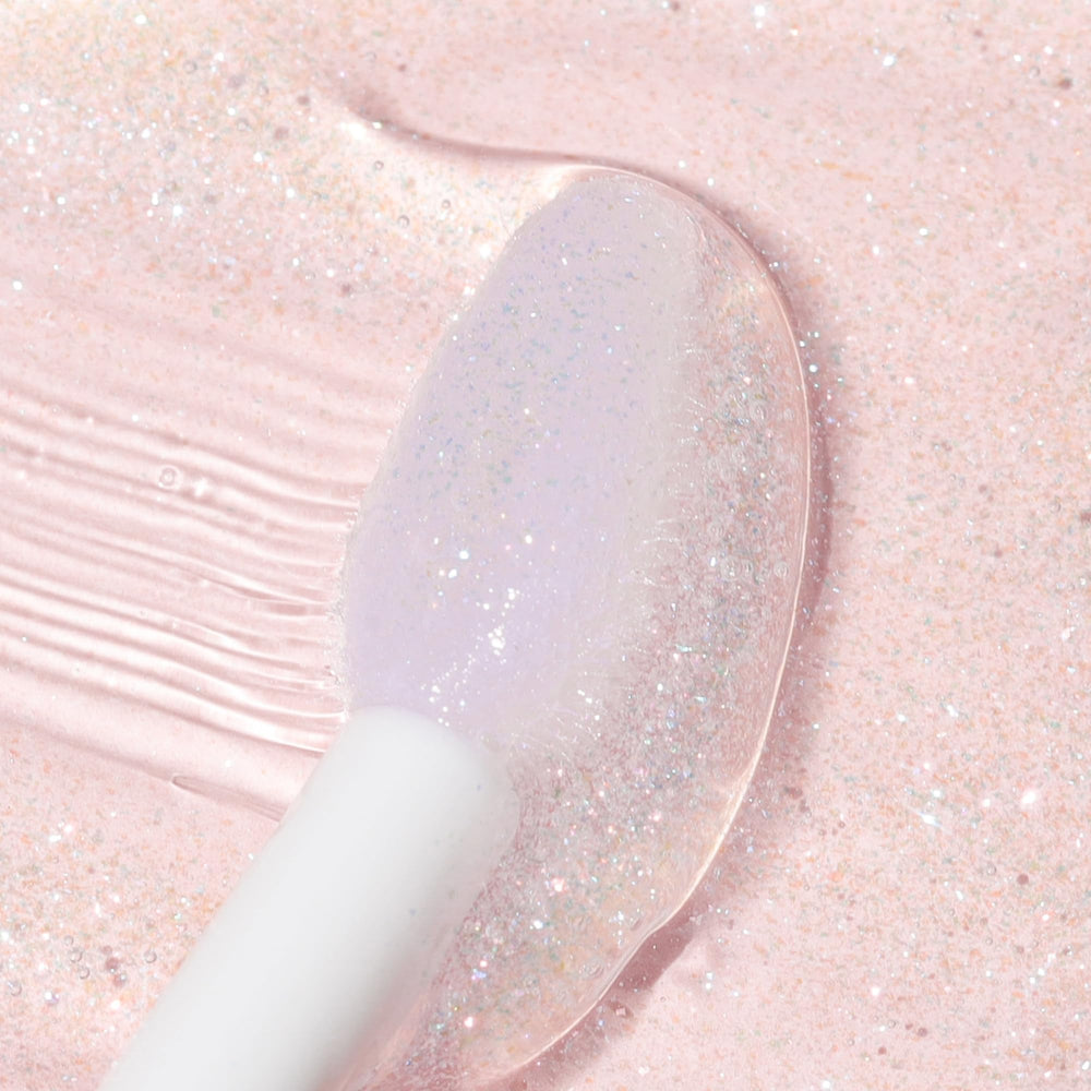 Wander Beauty Lip Retreat Oasis Glow tube shows easy application and shimmer