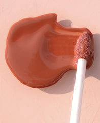 Wander Beauty Lip Retreat Oil Tan Lines swatch reveals mauvey nude everyday color.