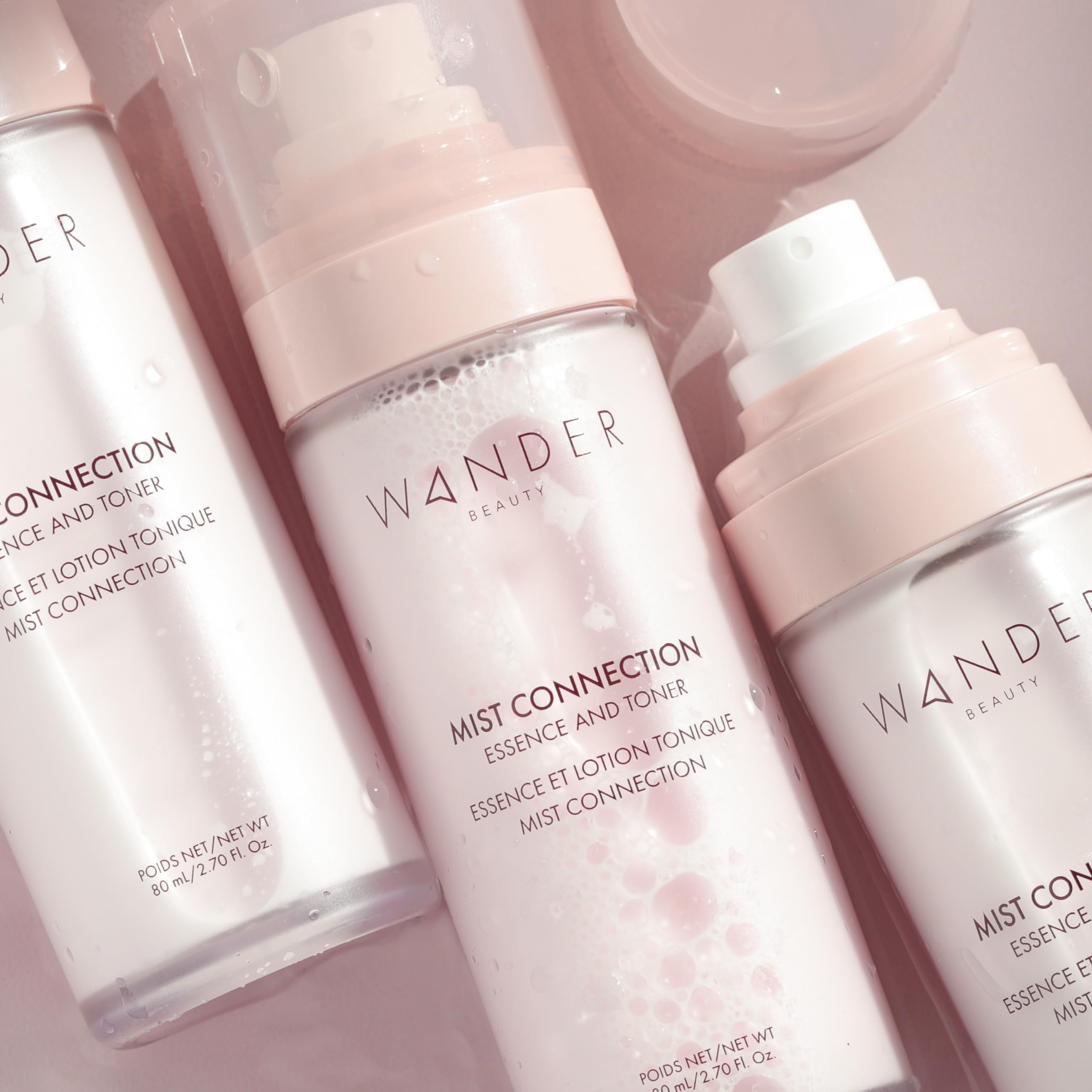 Wander Beauty Mist Connection clean, cruelty-free formula supports daily skincare.