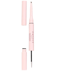 Wander Beauty upgraded brow pencil gel duo taupe close-up for natural definition.