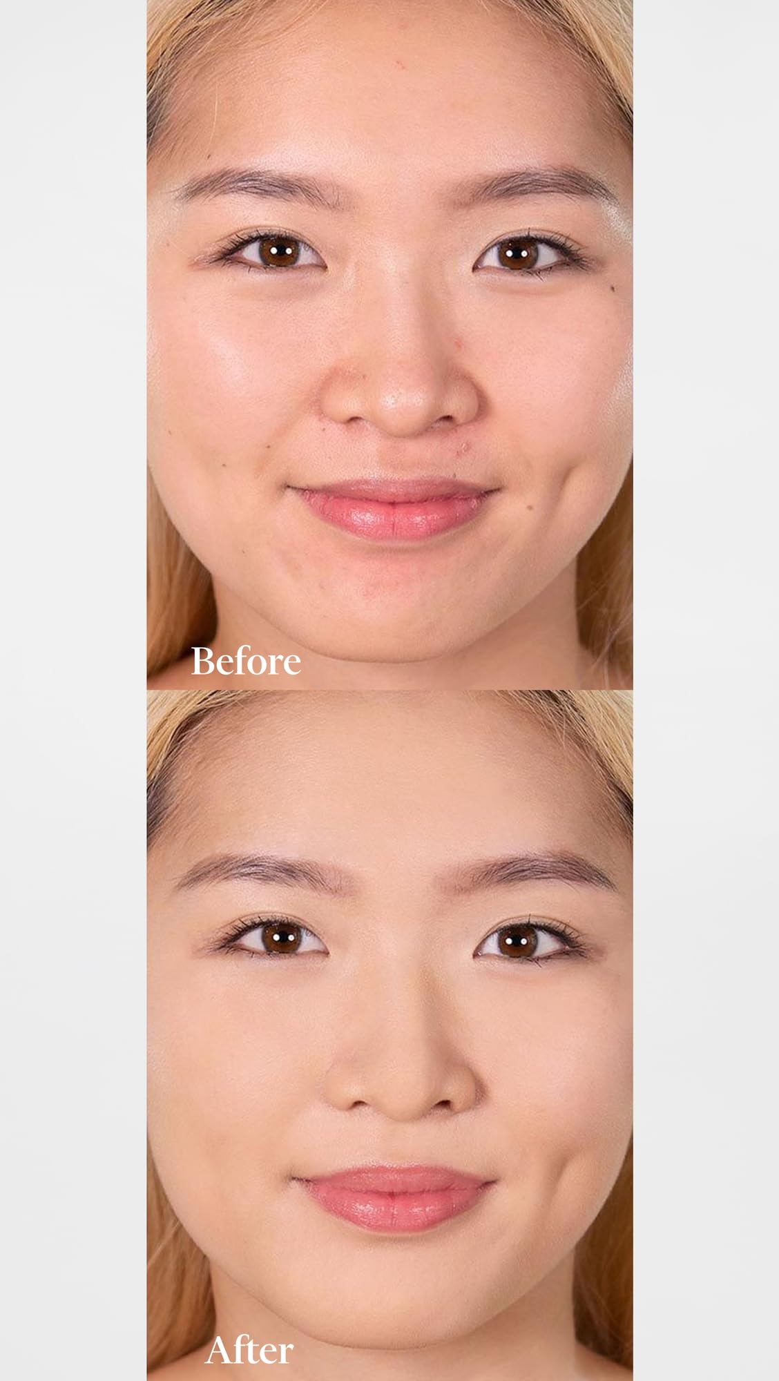 Wander Beauty Wanderlust Powder Foundation brush application enables easy layering.