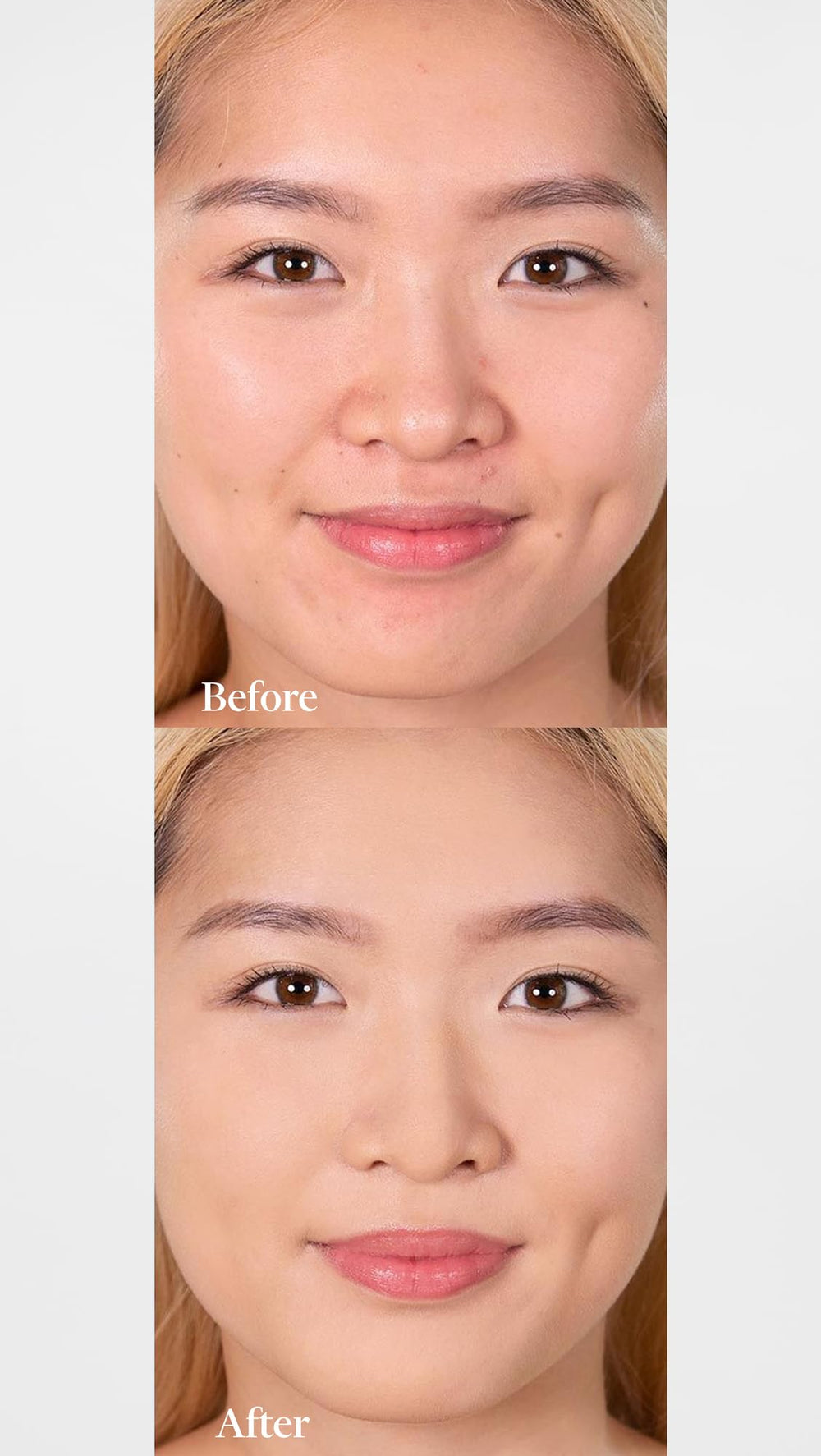 Wander Beauty Wanderlust Powder Foundation brush application enables easy layering.