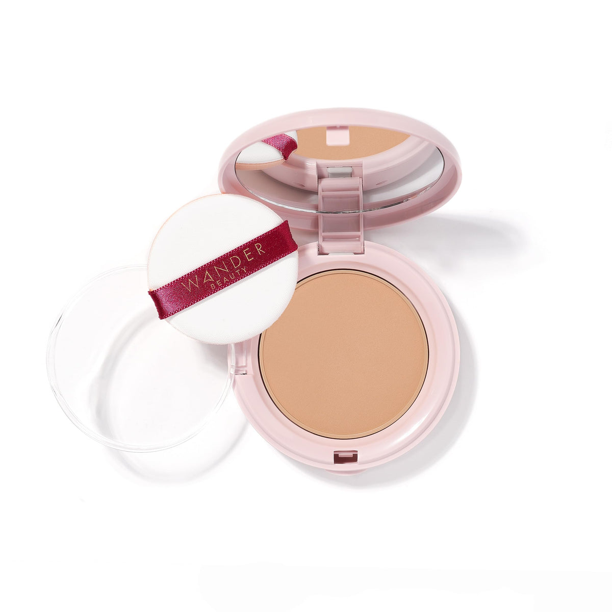 Wander Beauty Wanderlust Powder Foundation Golden Medium bottle for a smooth, natural finish